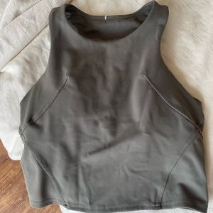 Lululemon Invigorate Tank Army Green